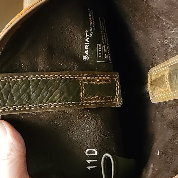 Ariat Men's Hybrid Big Boy Earth Orange Boots sz 11D Med - Picture 6 of 7